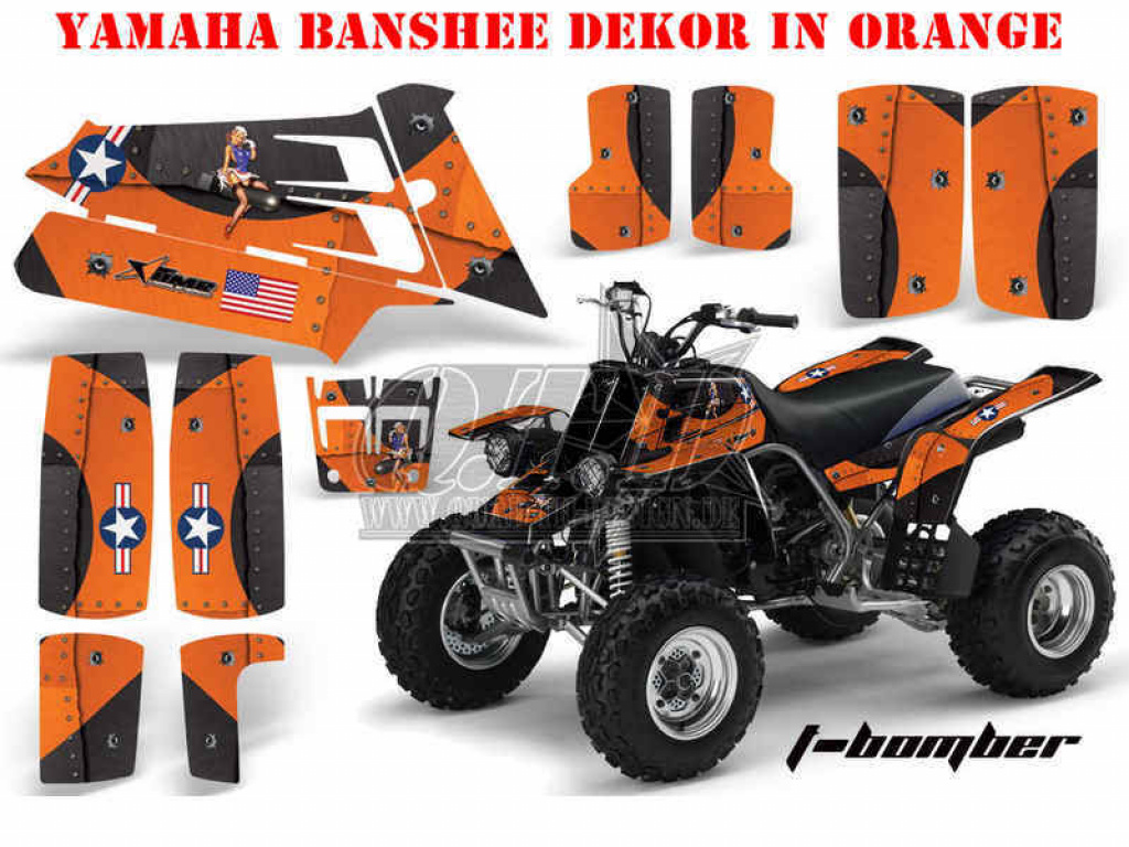 T-Bomber Orange für Yamaha Banshee YFZ 350