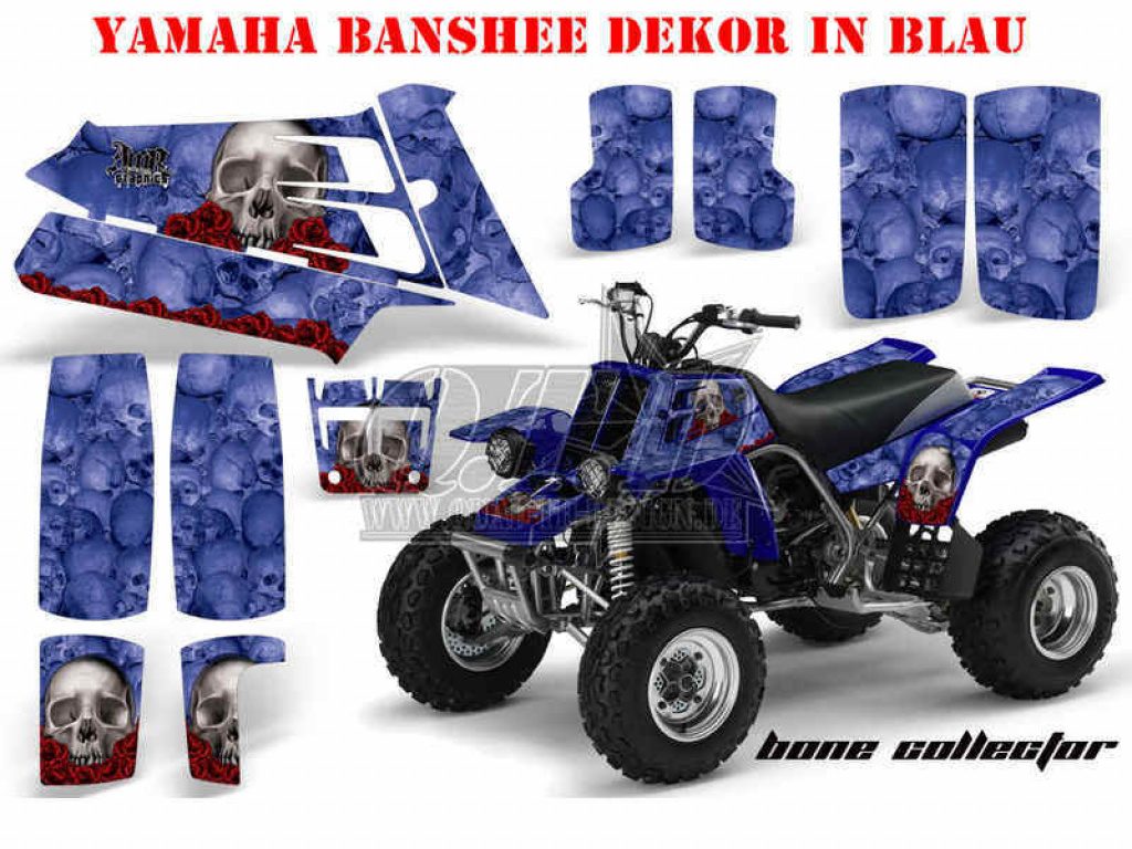 Bone Collector Blau für Yamaha Banshee YFZ 350