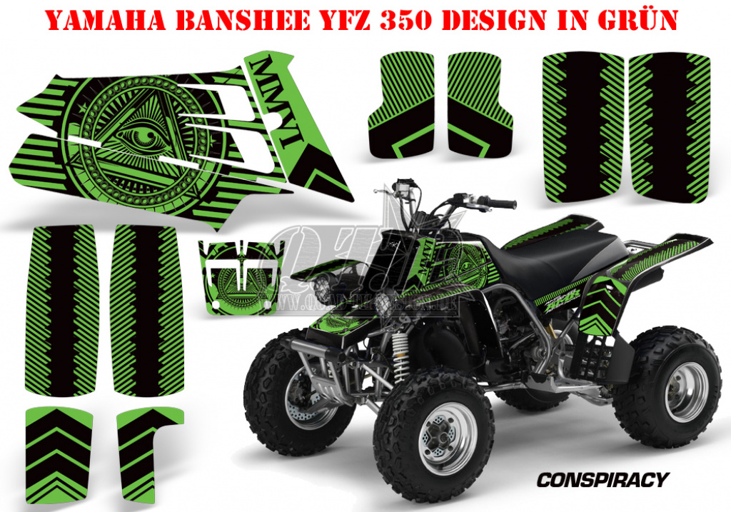 Conspiracy Grün für Yamaha Banshee YFZ 350