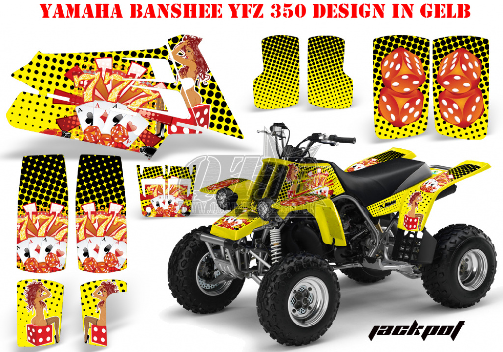 Jackpot Gelb für Yamaha Banshee YFZ 350