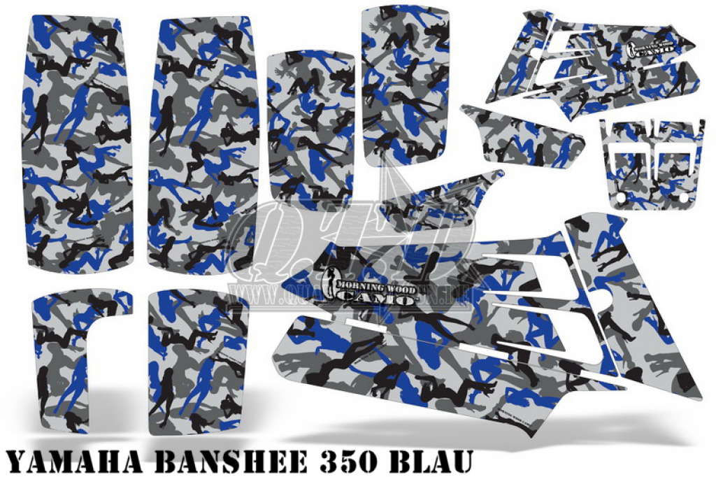 Urban Camo Blau für Yamaha Banshee YFZ 350