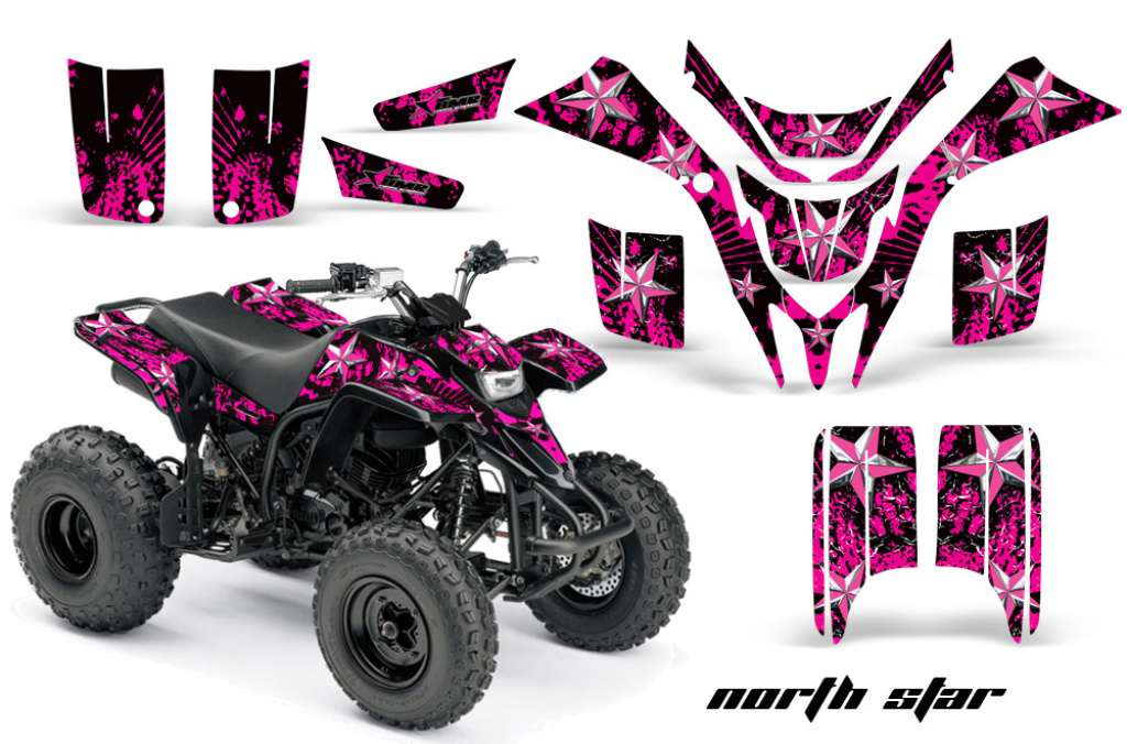 Northstar Background = Pink, Design color = Pink for Yamaha Blaster YFS 200