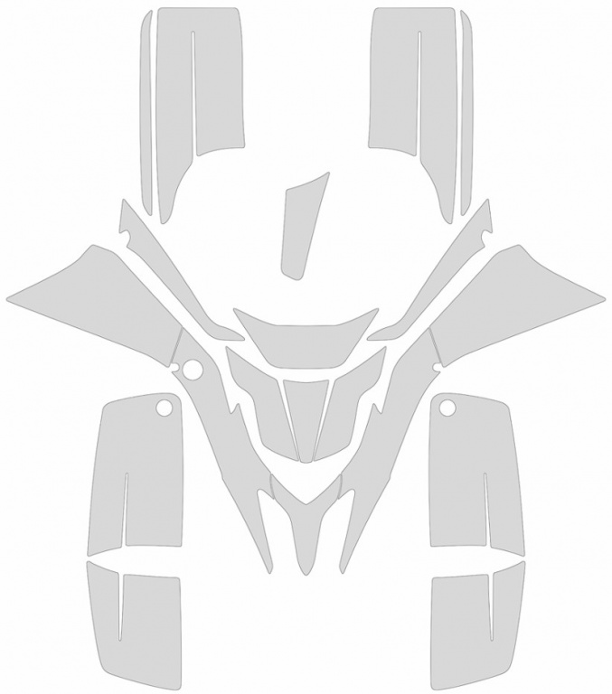 Cutting Pattern for Yamaha Blaster YFS 200
