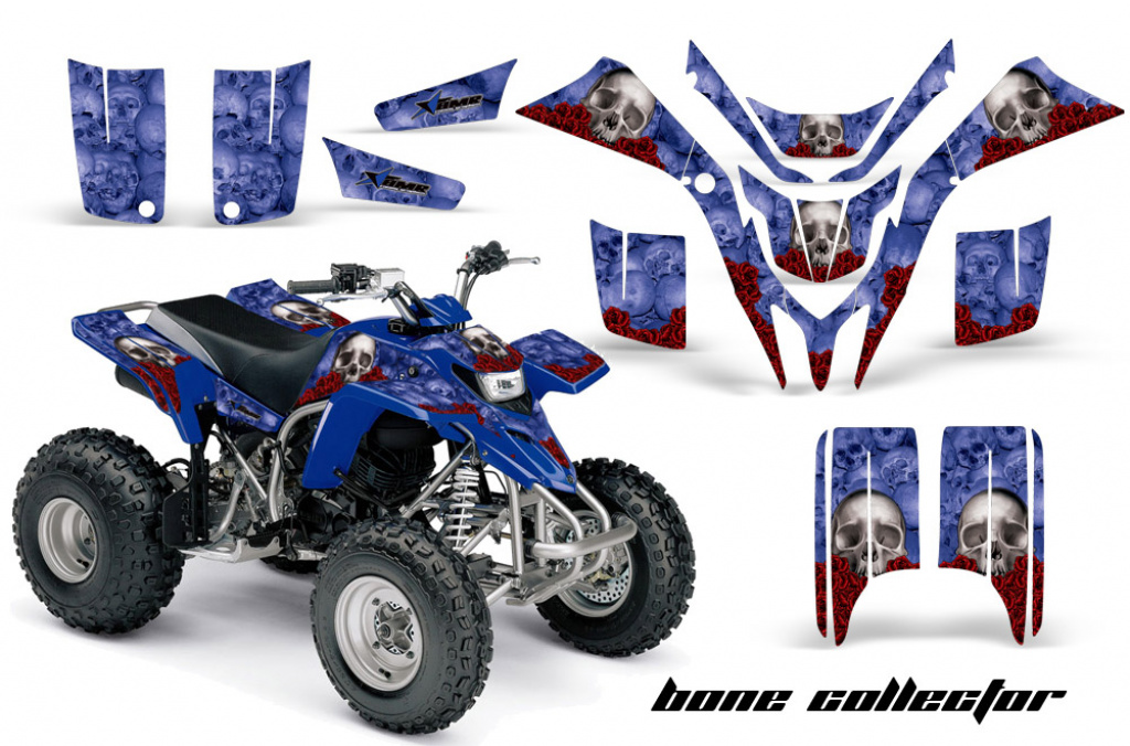 Bone Collector Blue for Yamaha Blaster YFS 200