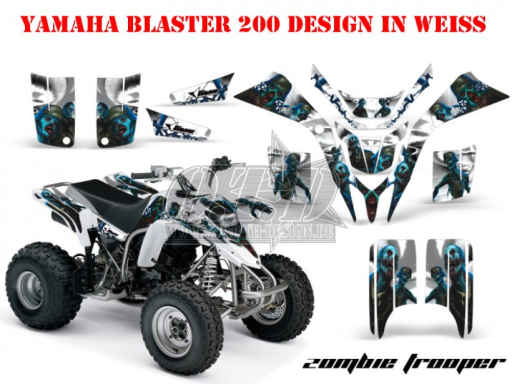 Zombie Trooper White for Yamaha Blaster YFS 200