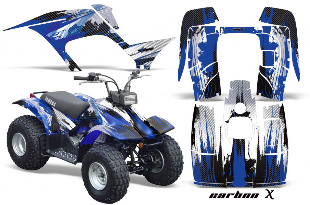 Carbon-X Blau für Yamaha Breeze 125 1989-2007