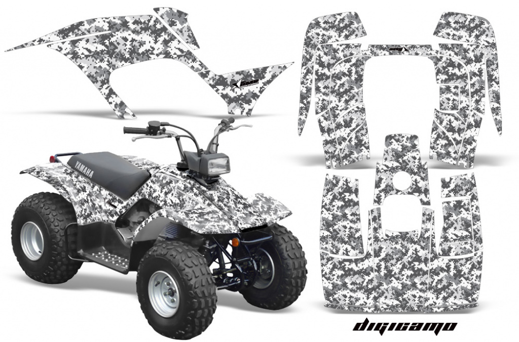 Digi Camo Weiß für Yamaha Breeze 125 1989-2007