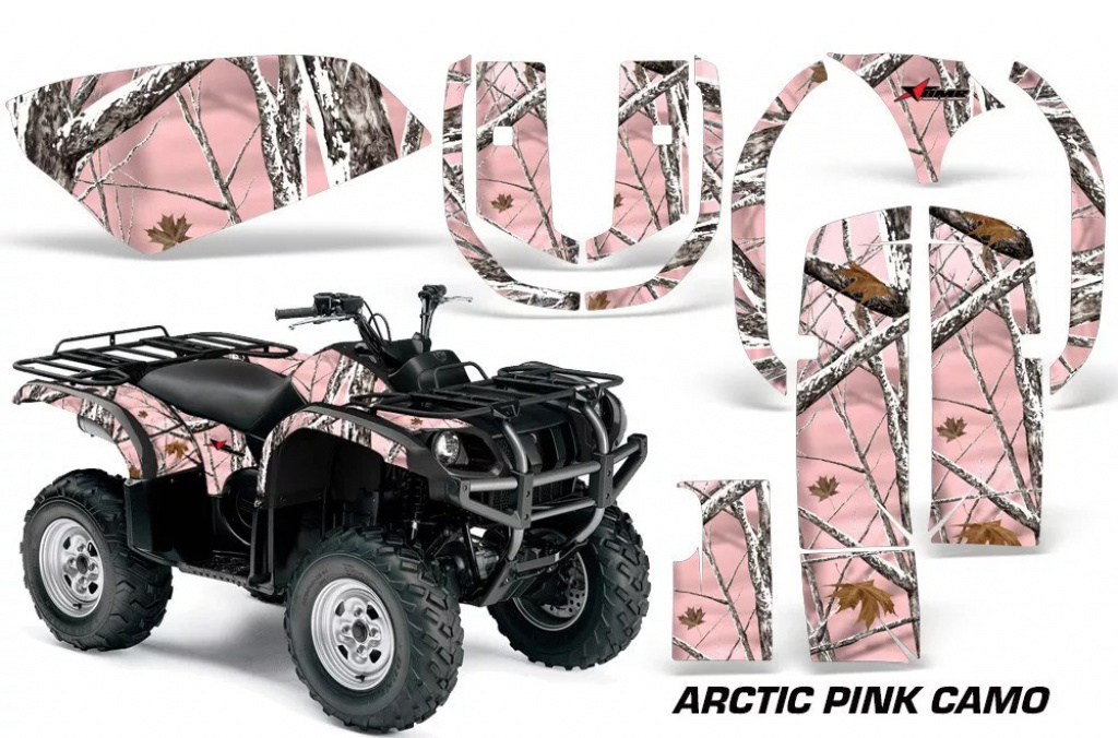 Arctic Pink Camo für Yamaha Grizzly 660