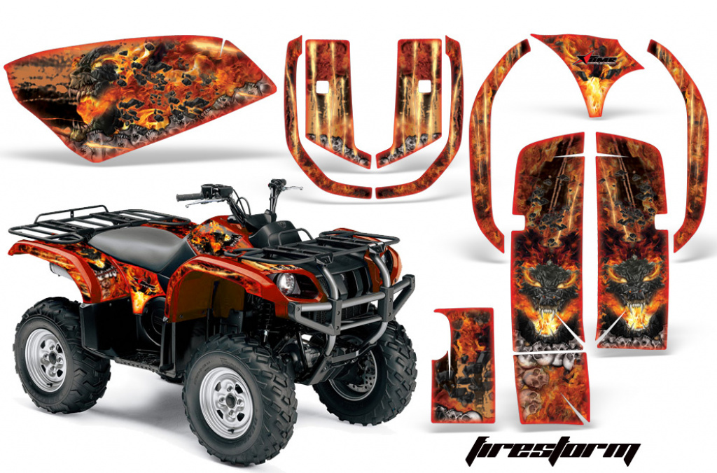 Firestorm Rot für Yamaha Grizzly 660