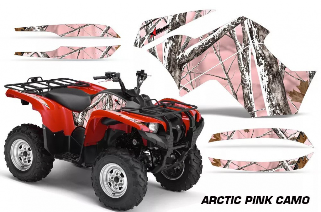 Arctic Pink Camo für Yamaha Grizzly 700/550 2007-2014
