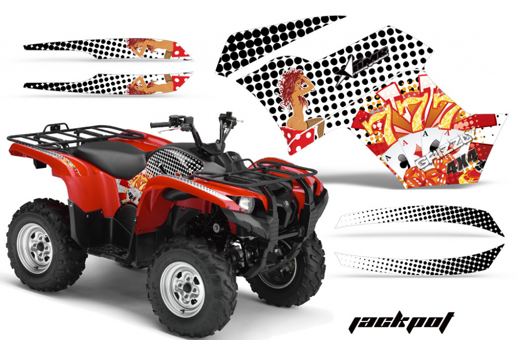 Jackpot Weiß für Yamaha Grizzly 700/550 2007-2014