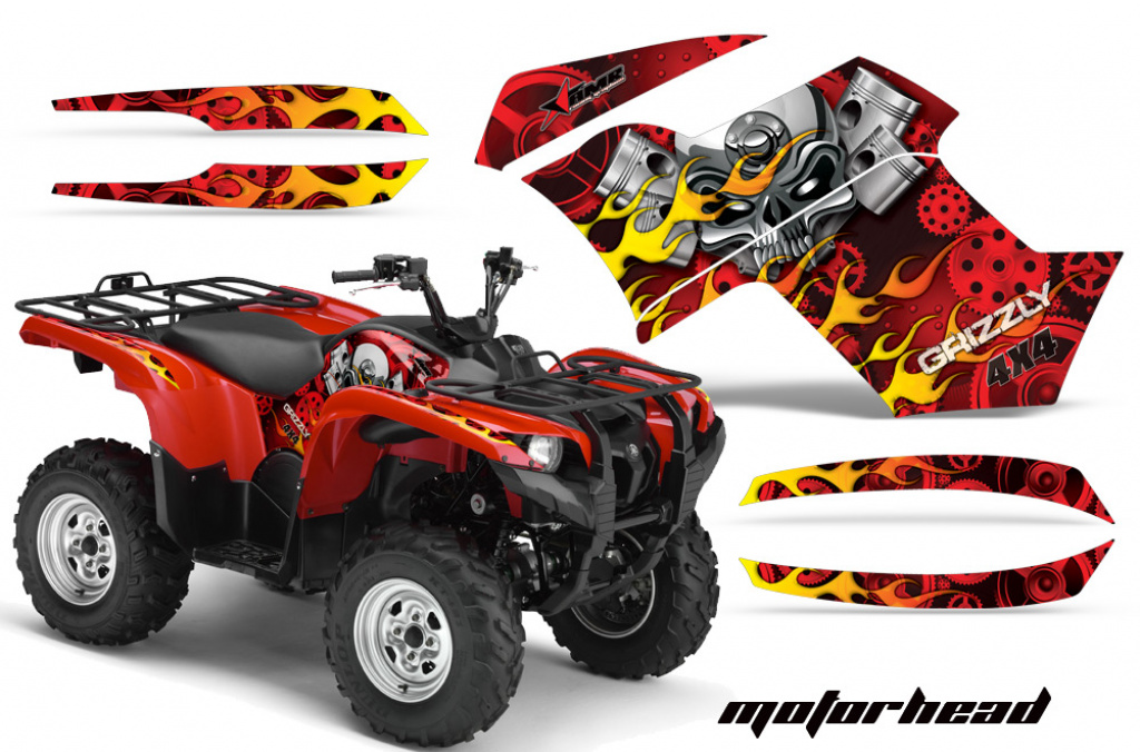 Motorhead Rot für Yamaha Grizzly 700/550 2007-2014