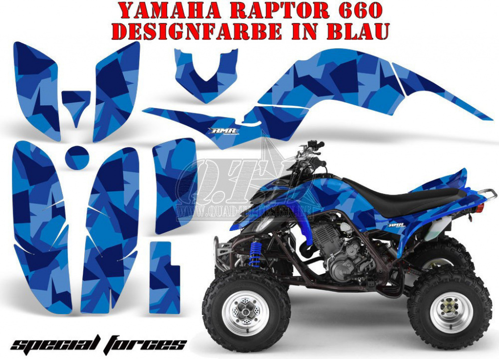 Special Forces Blue for Yamaha Raptor YFM 660