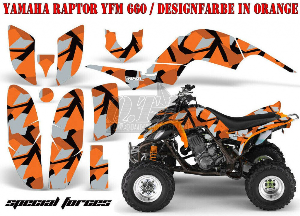 Special Forces Orange for Yamaha Raptor YFM 660