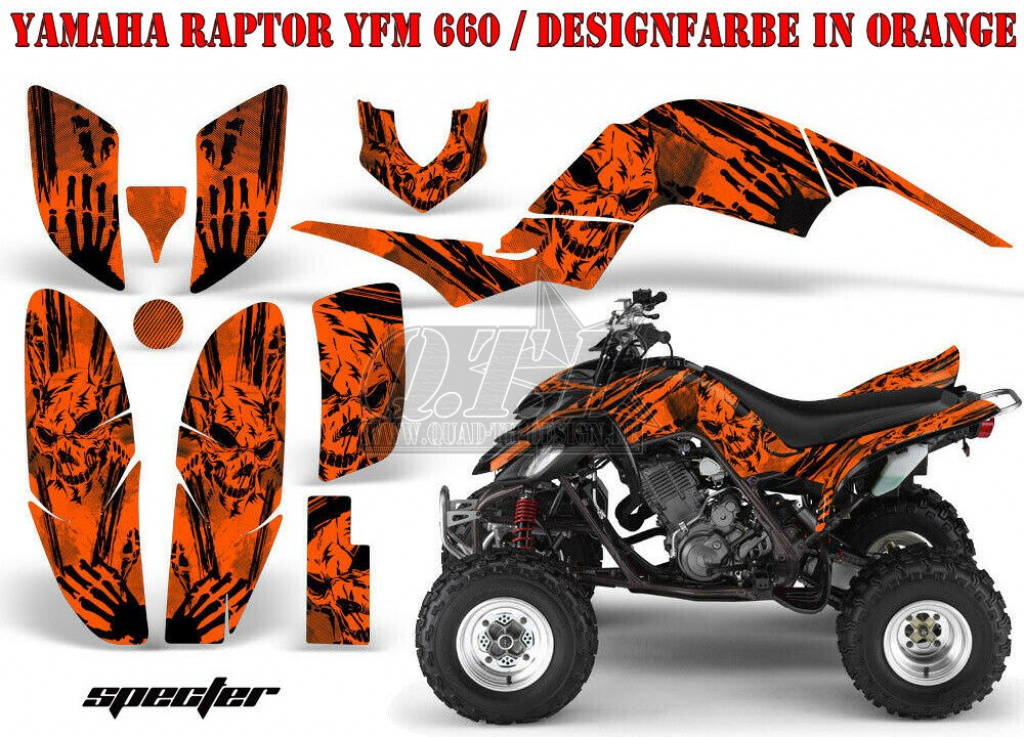 Specter Orange for Yamaha Raptor YFM 660
