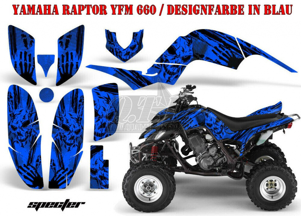 Specter Blue for Yamaha Raptor YFM 660