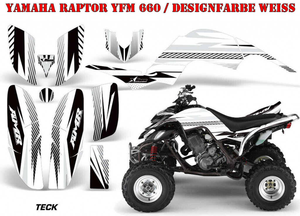 Teck White for Yamaha Raptor YFM 660