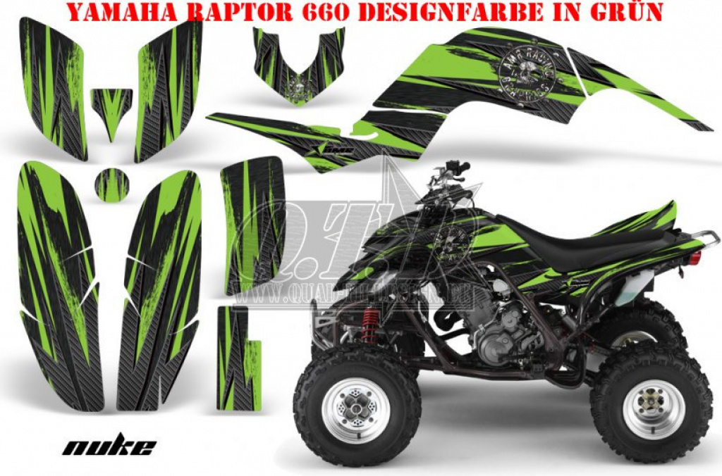 Nuke Green for Yamaha Raptor YFM 660
