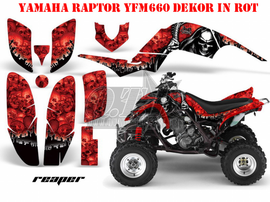 Reaper Red for Yamaha Raptor YFM 660