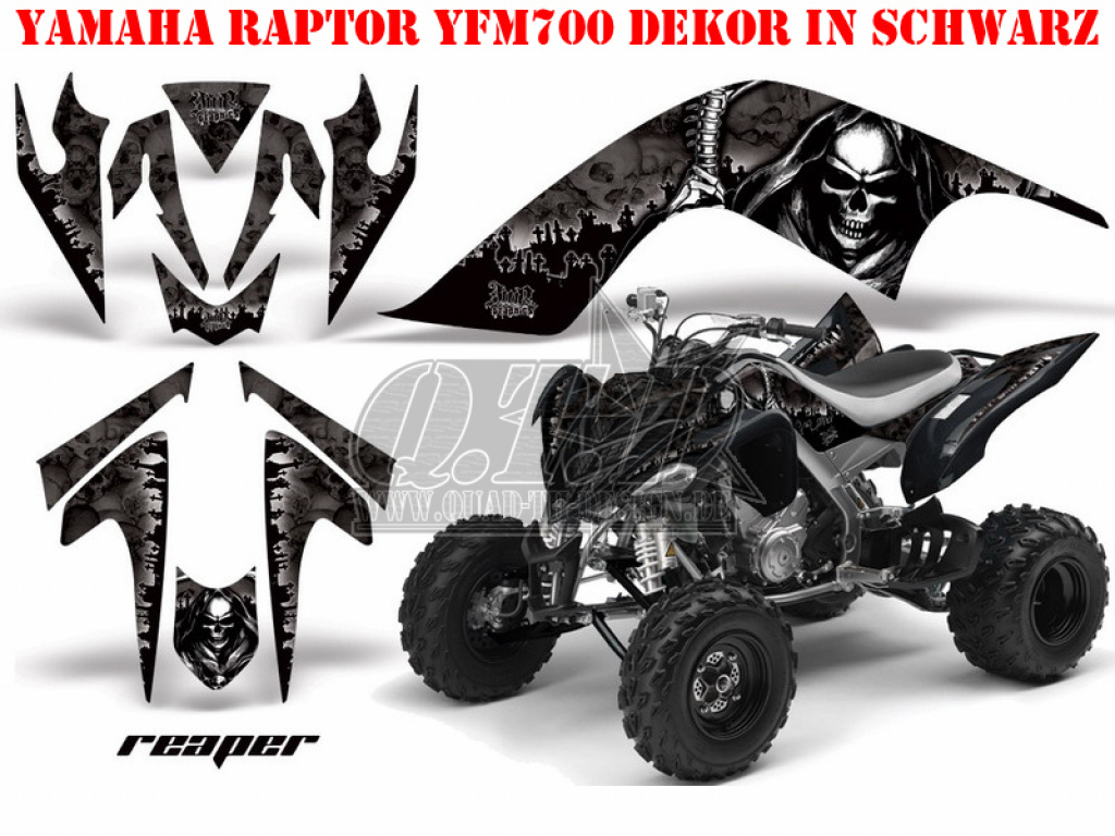 Reaper Schwarz für Yamaha Raptor YFM 700 2006-2012