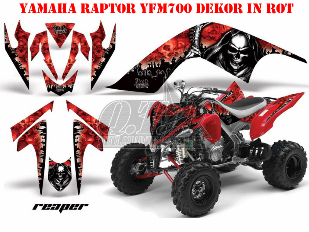 Reaper Rot für Yamaha Raptor YFM 700 2006-2012