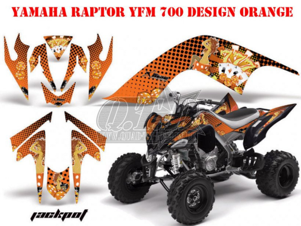 Jackpot Orange für Yamaha Raptor YFM 700 2006-2012