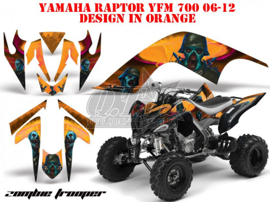 Zombie Trooper Orange für Yamaha Raptor YFM 700 2006-2012