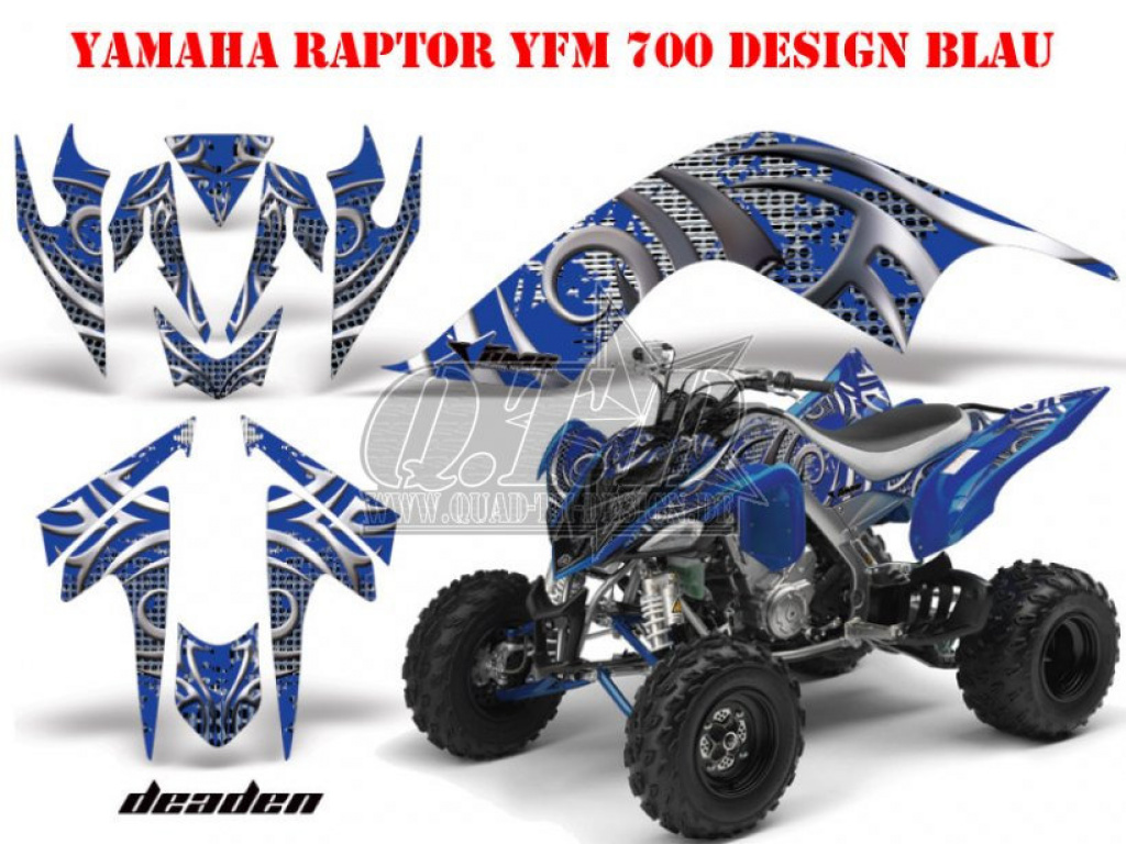 Deaden Blau für Yamaha Raptor YFM 700 2006-2012