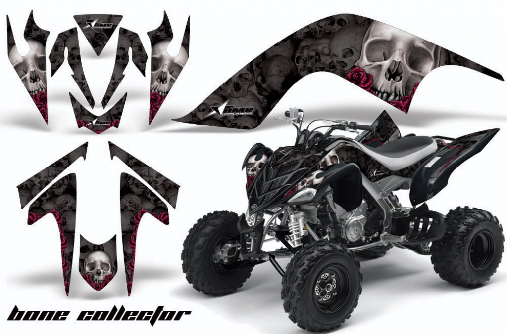 Bone Collector Schwarz für Yamaha Raptor YFM 700 2006-2012