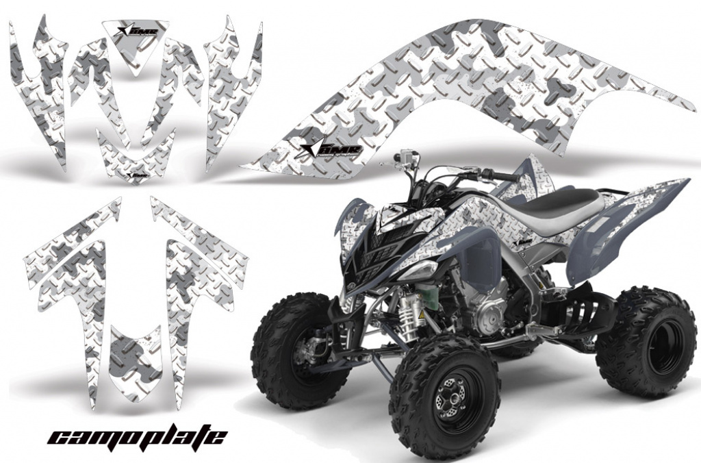 Camoplate Weiß für Yamaha Raptor YFM 700 2006-2012