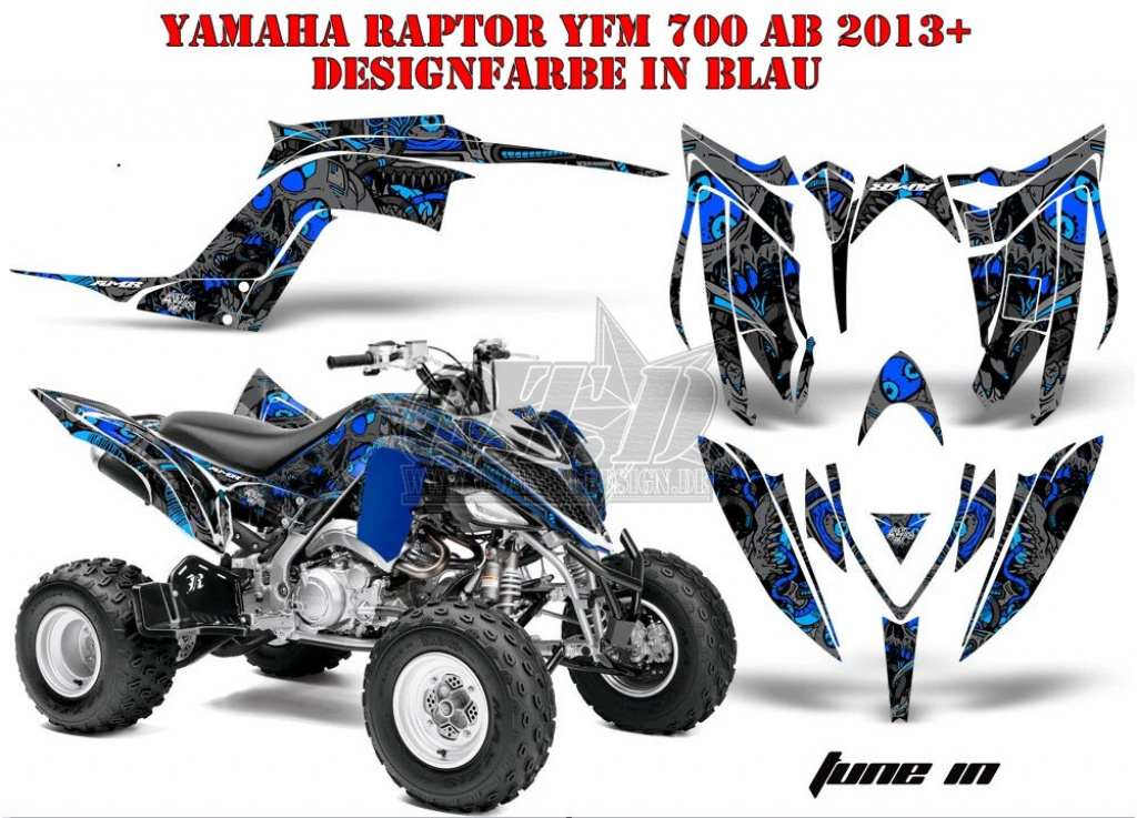 Tune In Blau für Yamaha Raptor YFM 700R 2013+