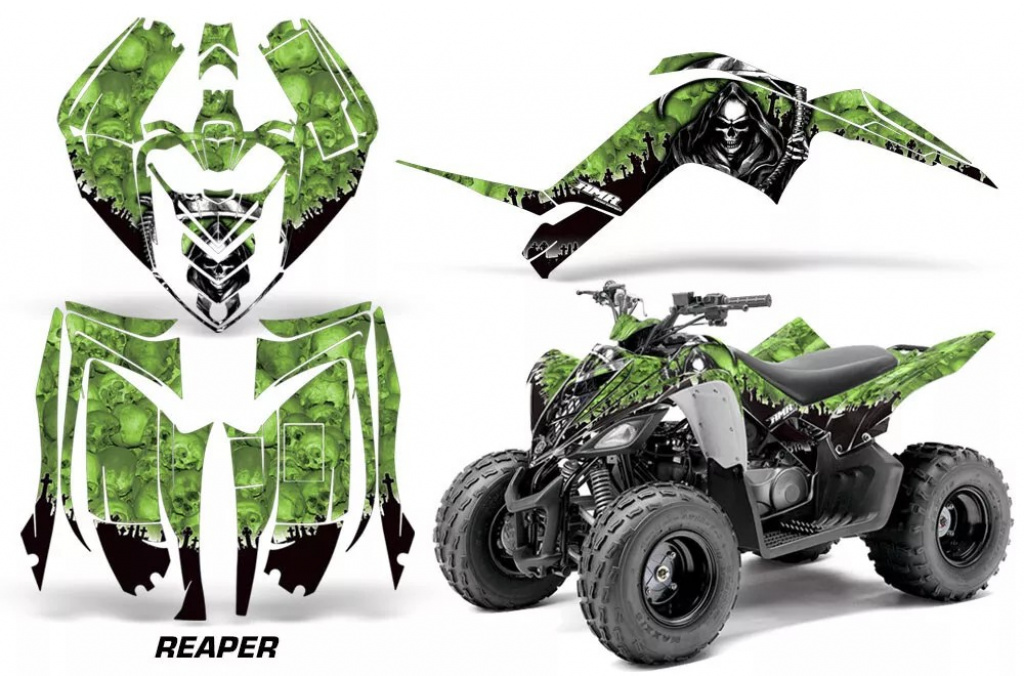 Reaper Grün für Yamaha Raptor 90 2009-2015