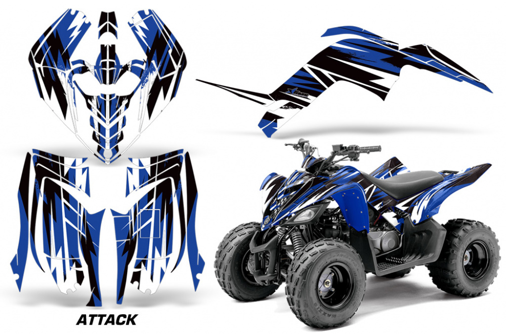 Attack Blau für Yamaha Raptor 90 2009-2015