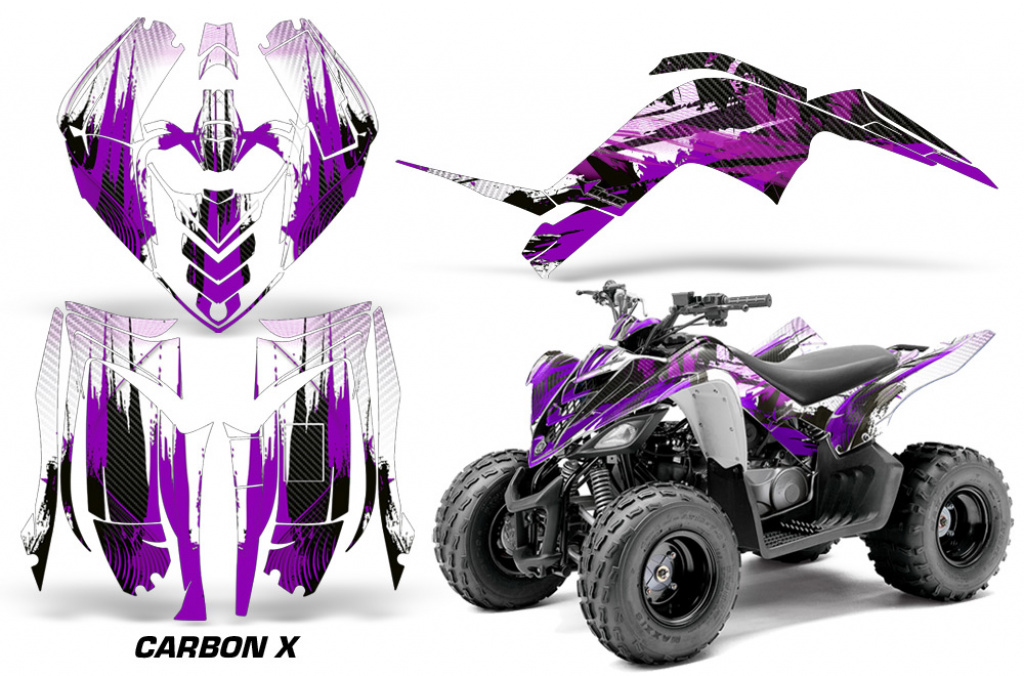 Carbon-X Lila für Yamaha Raptor 90 2009-2015