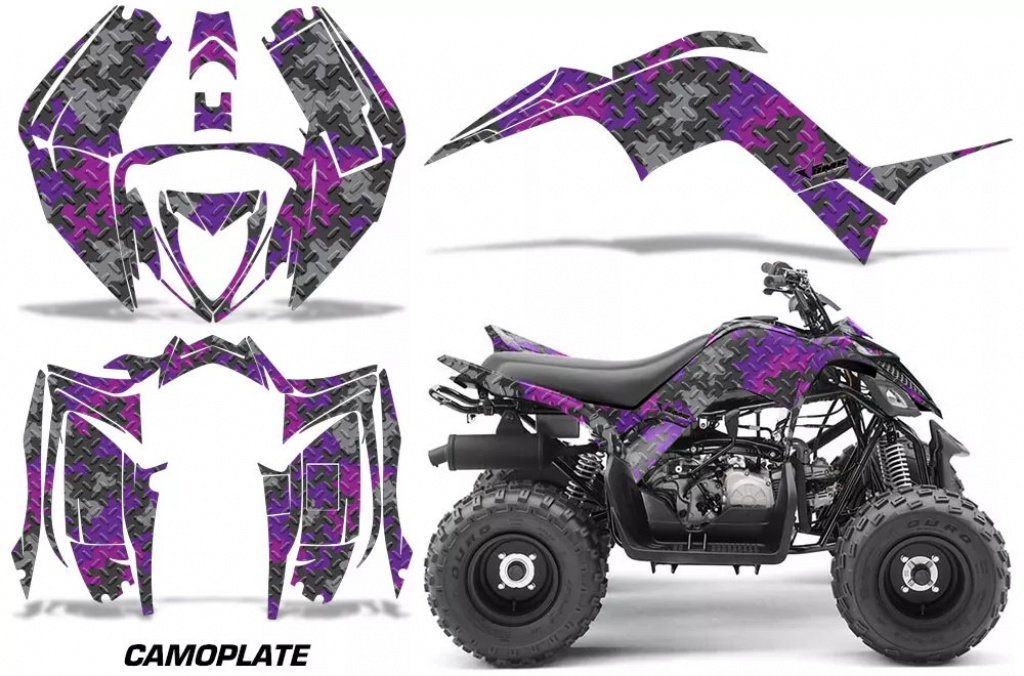 Camoplate Lila für Yamaha Raptor 90 2016+