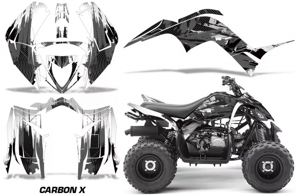 Carbon-X Schwarz für Yamaha Raptor 90 2016+