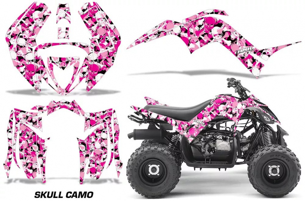 Skull Camo Pink für Yamaha Raptor 90 2016+