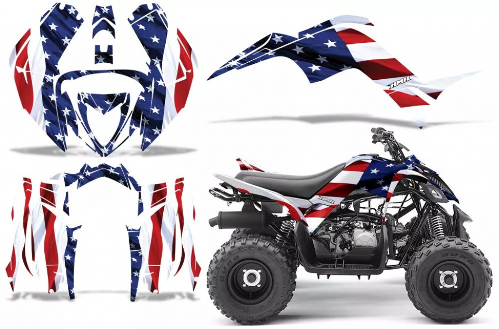 Stars and Stripes für Yamaha Raptor 90 2016+