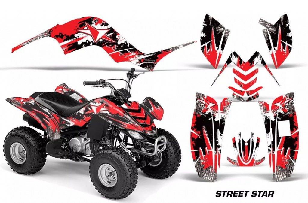 Street Star Rot für Yamaha Raptor 80