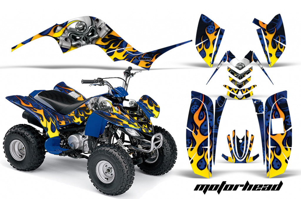 Motorhead Blau für Yamaha Raptor 80