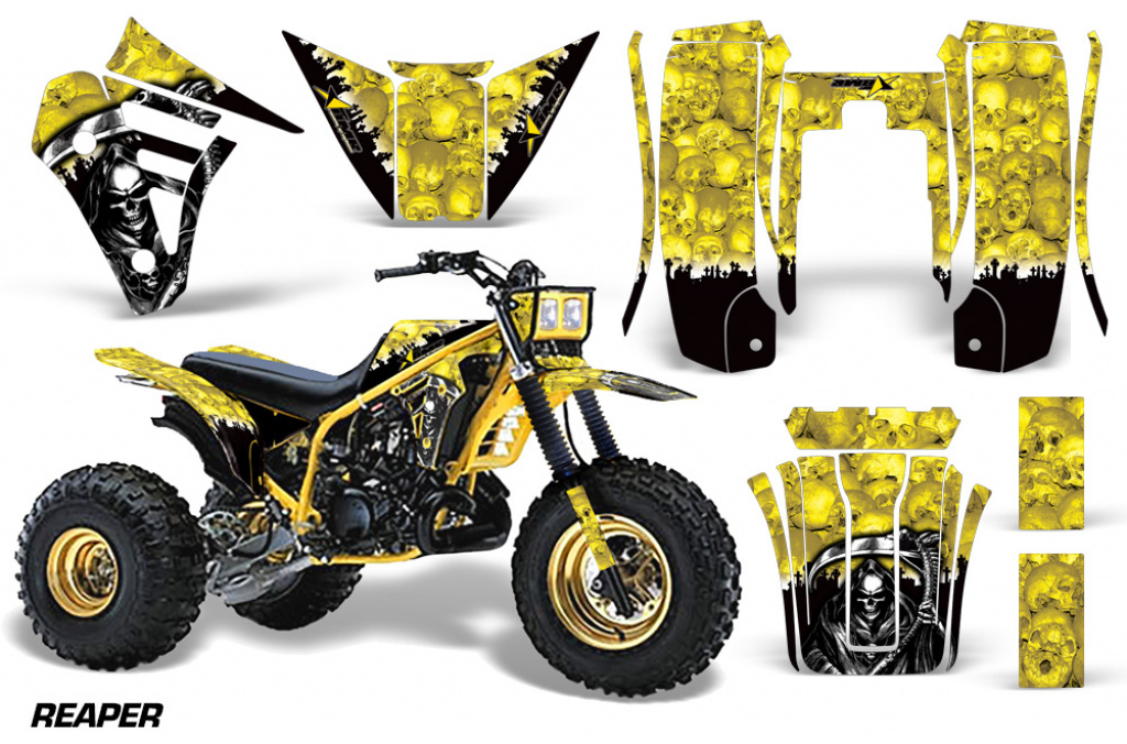 Reaper Gelb für Yamaha Tri Z 250 3 Wheeler 1985-1986