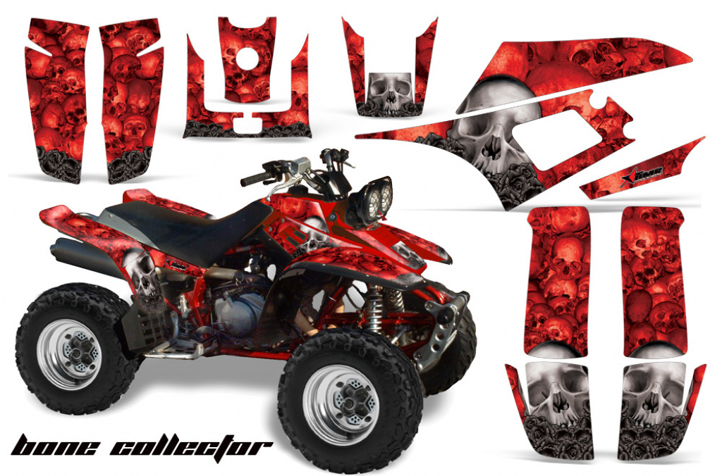 Bone Collector Red for Yamaha Warrior YFM 350