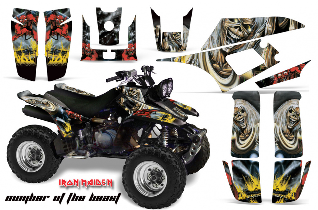 Iron Maiden - Number of the beast for Yamaha Warrior YFM 350