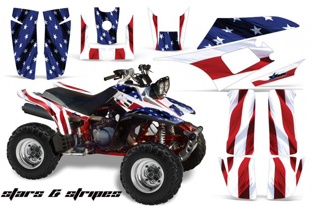 Stars and Stripes for Yamaha Warrior YFM 350