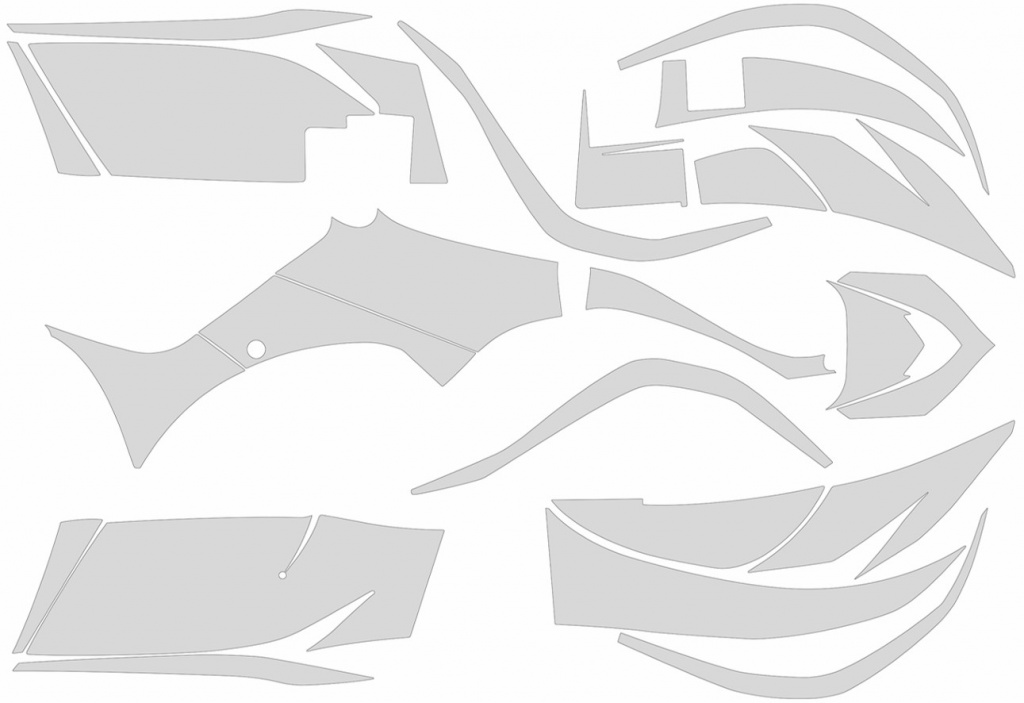Schnittmuster für Yamaha Wolverine 2006-2012