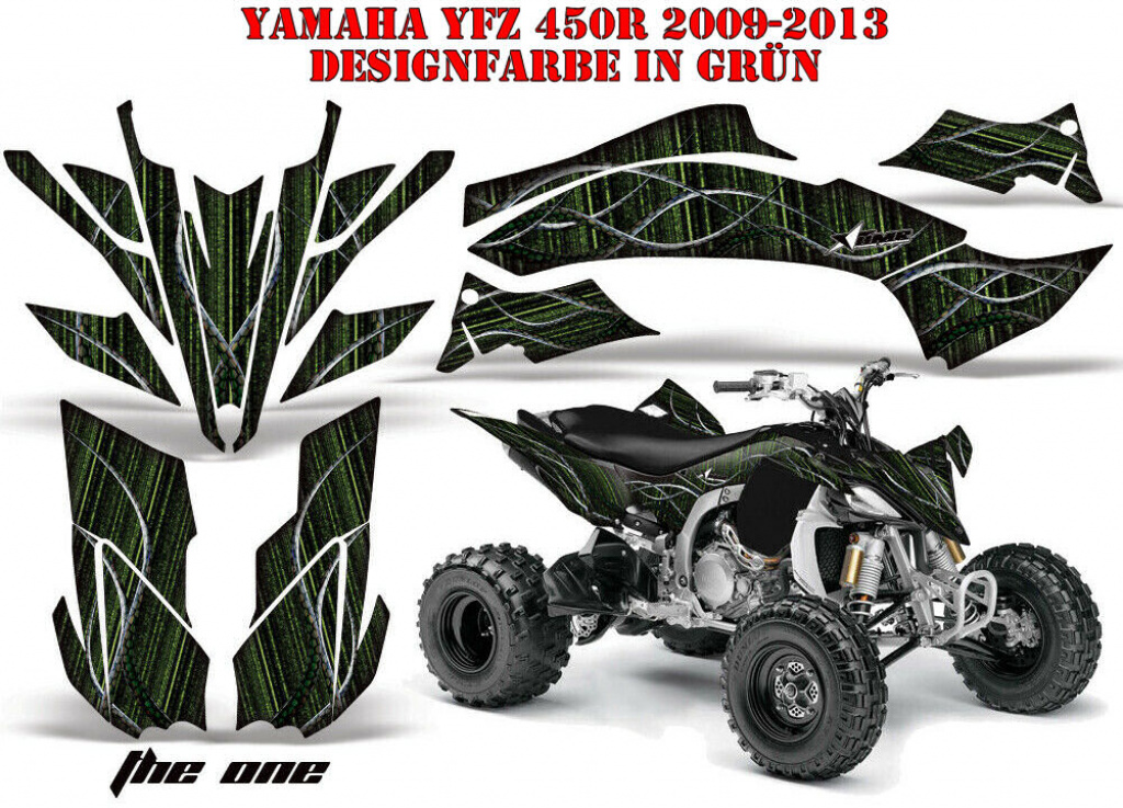 The One Grün für Yamaha YFZ 450R/SE 2009-2013