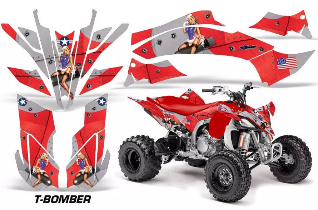 T-Bomber Rot für Yamaha YFZ 450R/SE 2009-2013