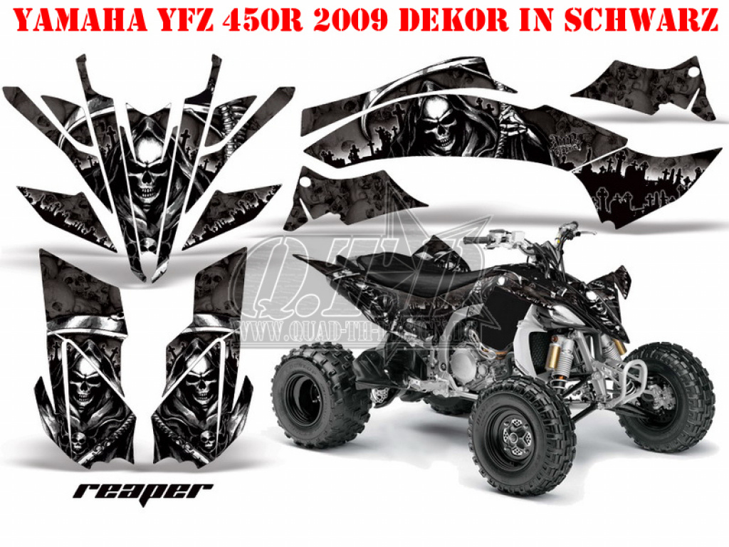 Reaper Schwarz für Yamaha YFZ 450R/SE 2009-2013
