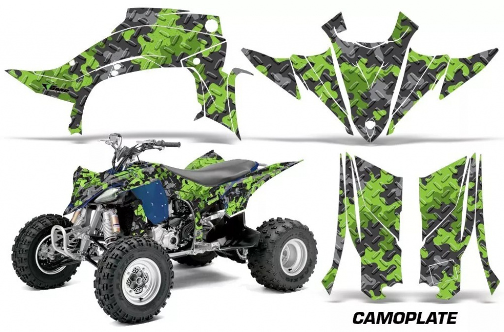 Camoplate Grün für Yamaha YFZ 450R/SE 2014+