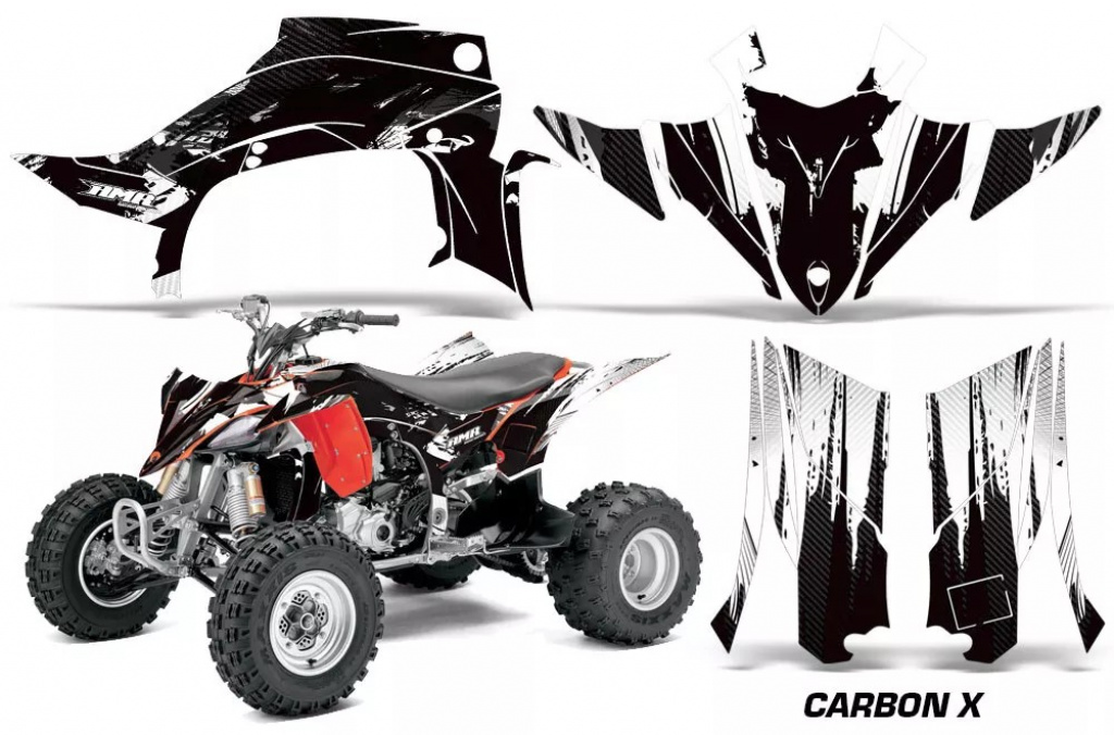 Carbon-X Schwarz für Yamaha YFZ 450R/SE 2014+
